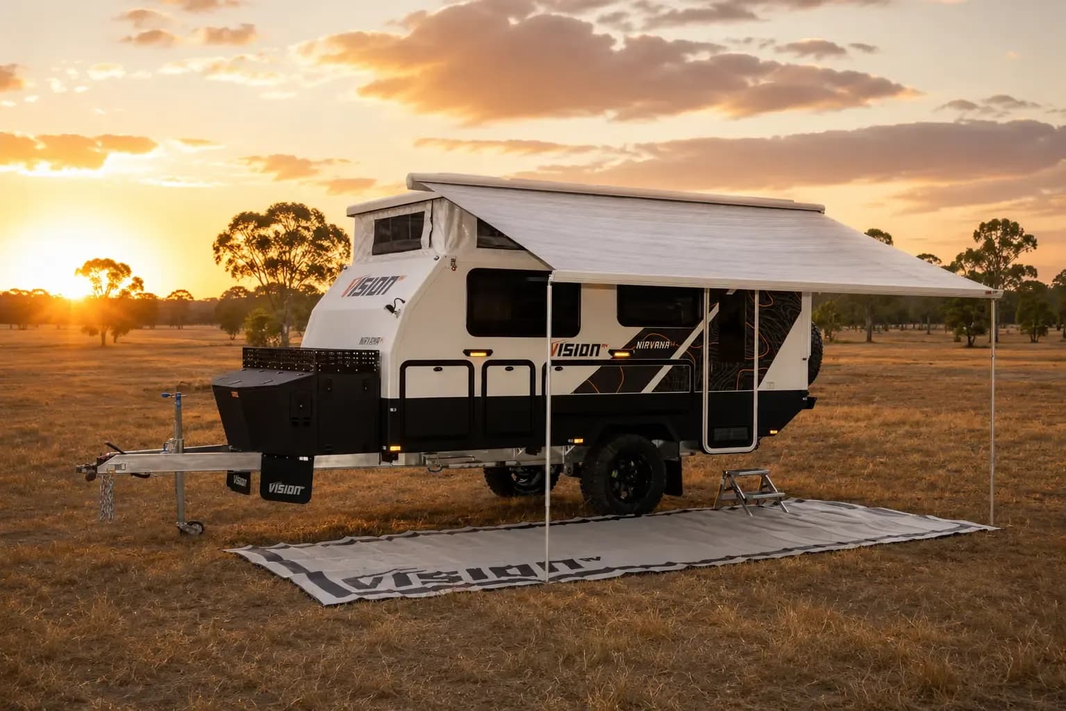 Three-quarter front, golden hour