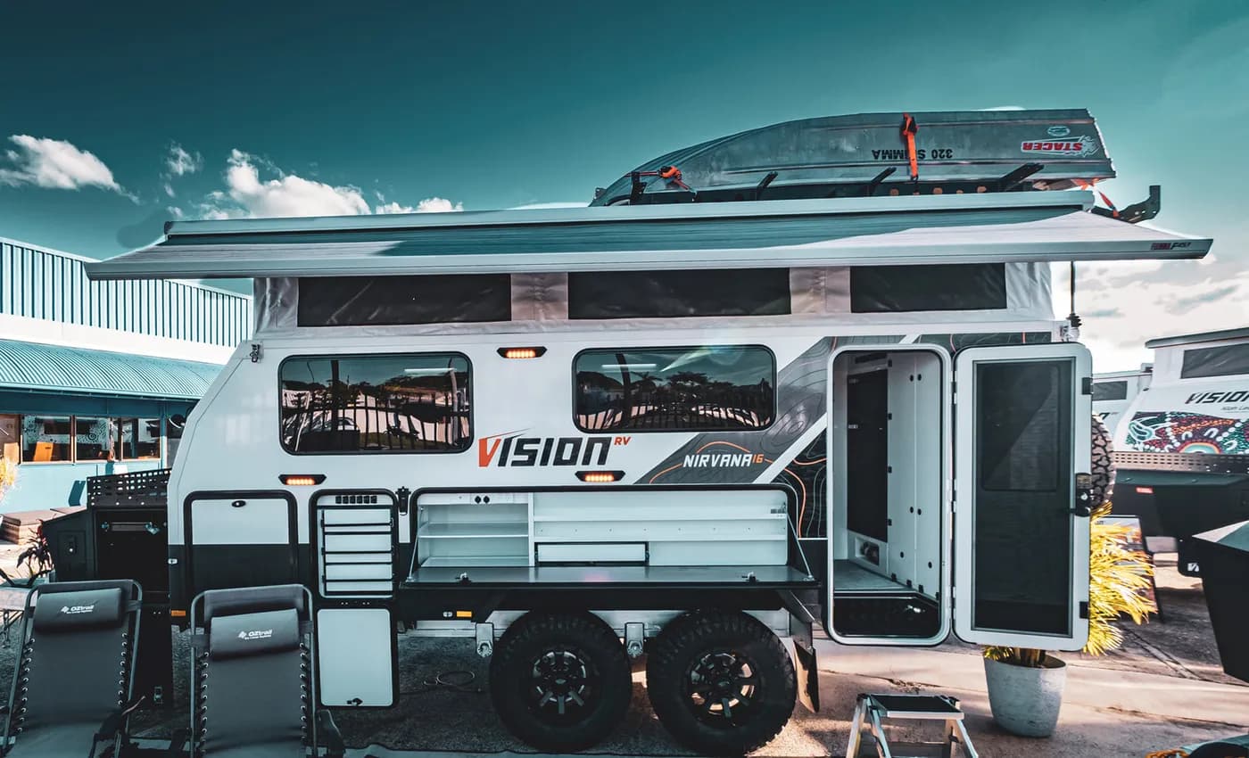 Example of 16' Nirvana B Layout with Boat Loader